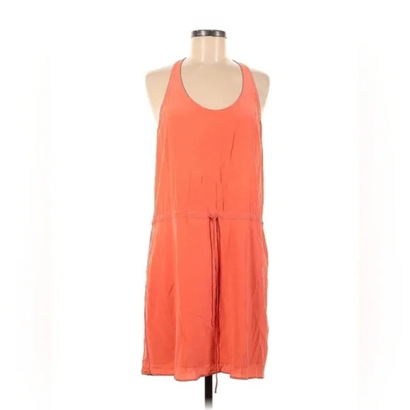 Lavender Brown Scoop Neck Orange Sundress - Size M - NWT - Picture 5 of 5